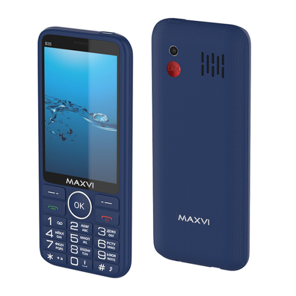 Купить Мобильный телефон Maxvi B35 blue